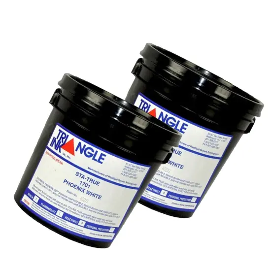 Phoenix White Sta-True Series Low Bleed Plastisol Ink &nbsp;1701 Phoenix White {5}
