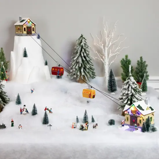 Northlight Animated and Musical Trolley Car Ride LED Lighted Christmas Village Display Multi {3}