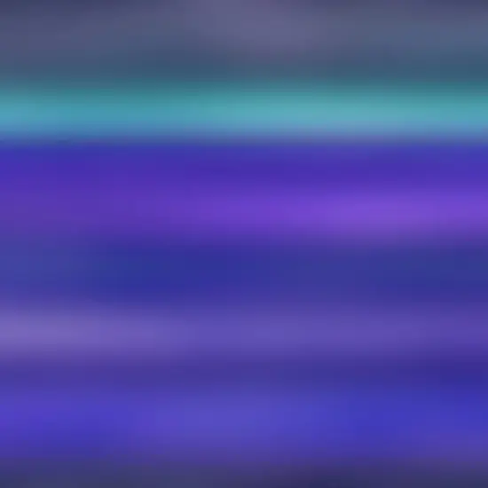 Blue Blurred Stripes Gift Wrap {3}