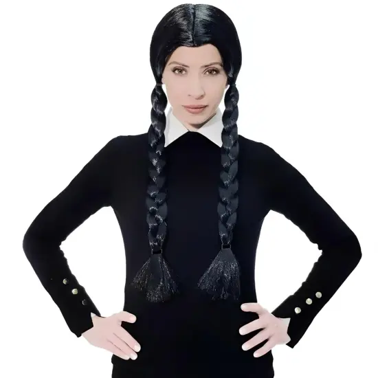 Gothic Girl Adult Costume Wig {1}