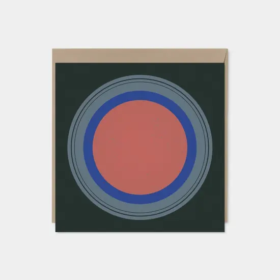 Color Block and Circle Modern Art Cards {6}