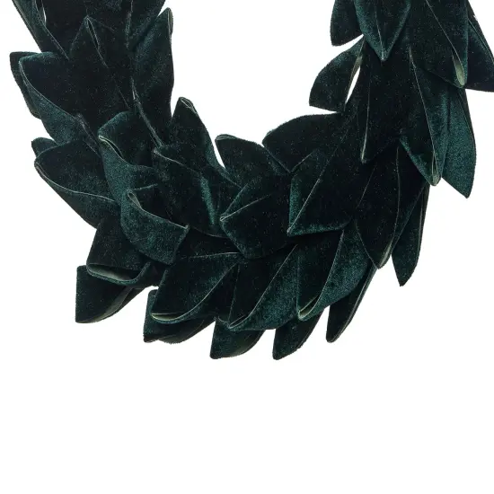 Velvet Emerald Green Wreath {4}