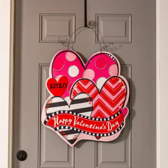 Valentine and Easter Door Decoration Reversible {3}