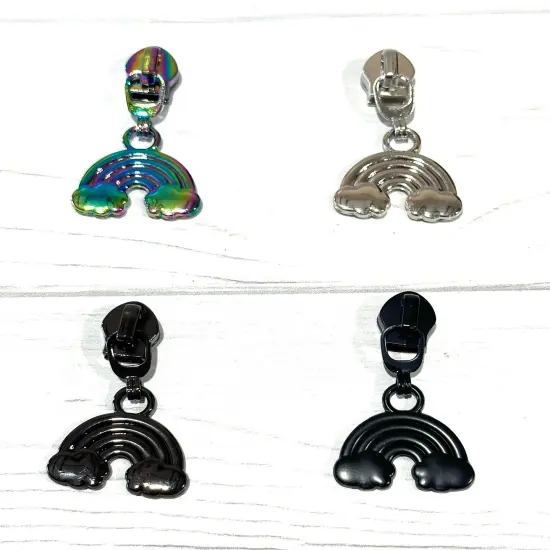 Rainbow Dangle zipper pulls {1}
