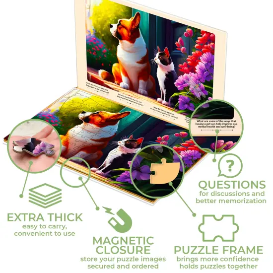 100 Pcs Dementia Puzzles for Elderly | Animals {3}