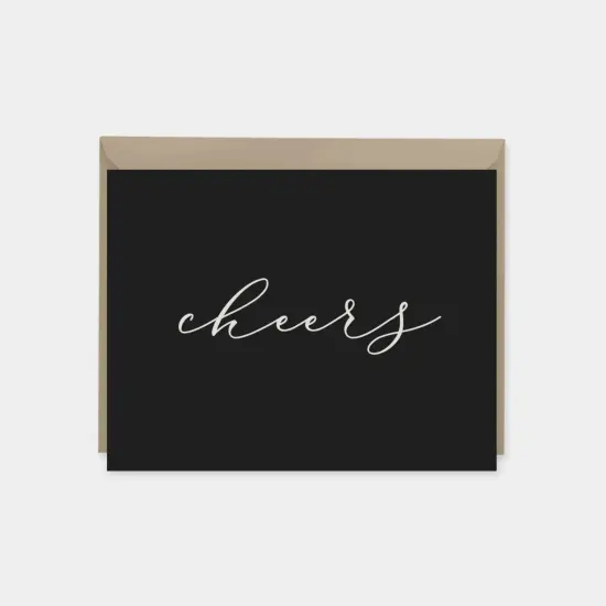 Elegant Script Note Cards {3}