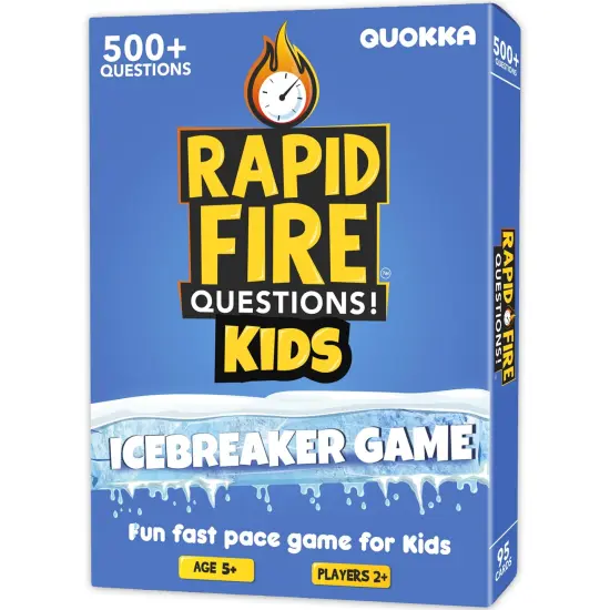 Rapid Fire Conversation Cards Game for Kids I 95 Cards {1}