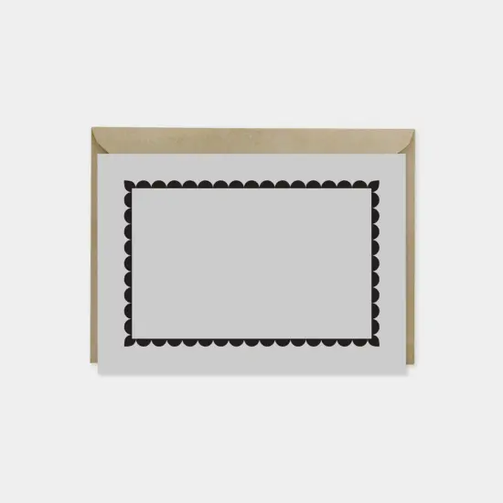 Little Scallop Border Note Cards II {1}