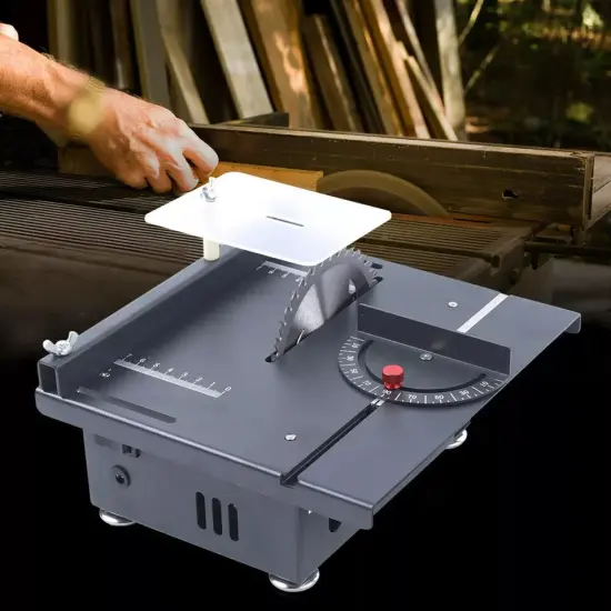 Portable Compact mini Table Saw DIY Projects Work Shop Cutting Depth: 40mm {4}