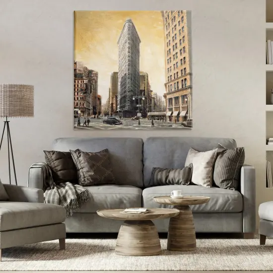 Stupell Industries People Strolling City Canvas Wall Art Design by Matthew Daniels {2}