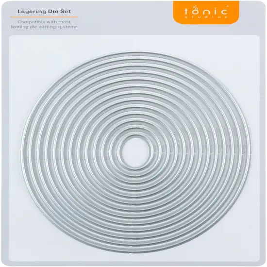 Tonic Studios Die Set-Ovals Layering Basic {1}