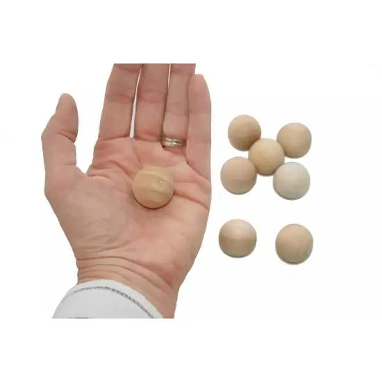 Kitcheniva Maple Wood Balls Waldorf Kids Games Paintable Toys Crafts {7}