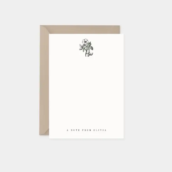 Cristata Botanical Note Cards {1}