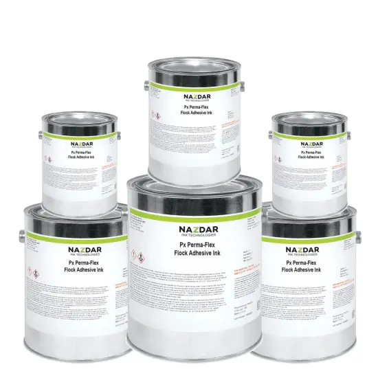 Nazdar Px Perma-Flex Flock Adhesive Ink Quality for Printing {5}