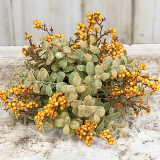 Pebble Creek Half Sphere 10" Mustard {1}