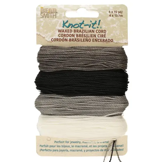The Beadsmith Brazillian Waxed Cord Mix Day and Night {1}