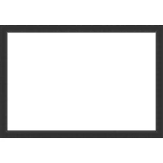 Corvino Black Narrow Framed Dry Erase Magnetic Board {1}