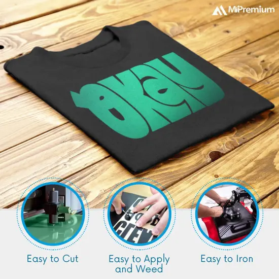 Chameleon Heat Transfer Vinyl Iron On HTV Compatible with Cricut Air,12 x 12" Inch (6 x Sheets) {3}