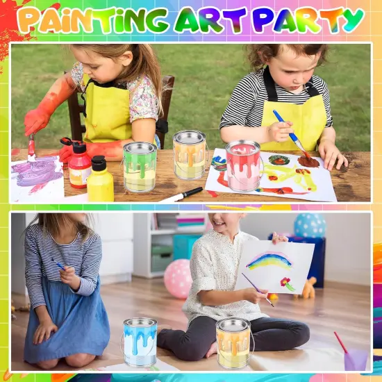 24 Pcs Art Paint Empty Paint Cans {5}