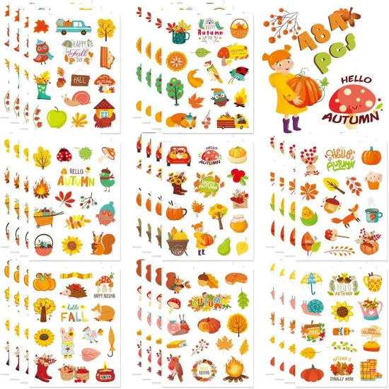 32 Sheets Fall Stickers {1}