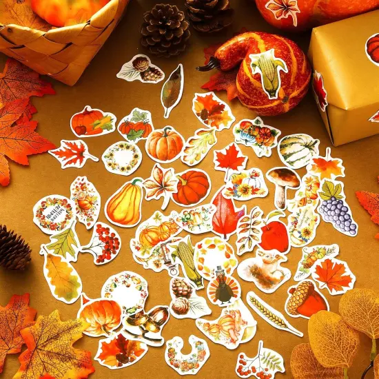 250 Pieces Cute Fall Stickers for Scrapbooks {2}