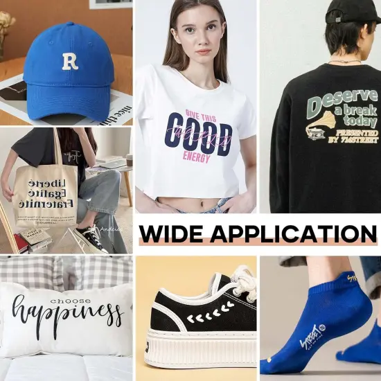 Heat Transfer Vinyl White Iron on Vinyl-12 x 60FT White HTV Vinyl {2}