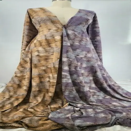 1 Yard Mustard Gold Rayon Crinkle Fabric Lightweight Textured Material for Blouses, Skirts & Dresses 50/52 Inch Width {2}