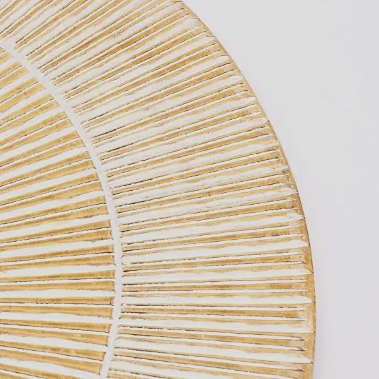 Wooden Wall D&eacute;cor Hand Curved Round Wall Accent - 36" {5}