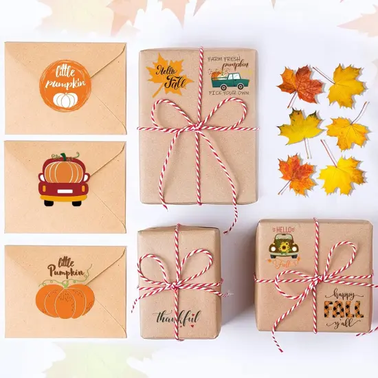 45 Pcs Happy Fall Stickers {5}