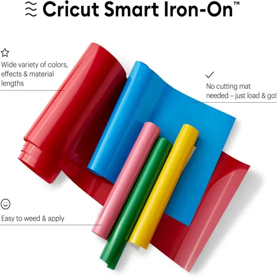 Smart Iron On, Black, 3-Pack of 3ft Rolls (13"x36") Heat Transfer Vinyl-12ft {2}