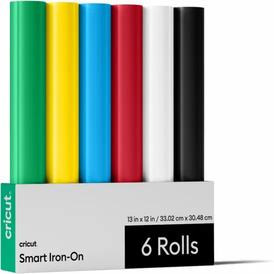 Smart Iron-On, Sampler Pack (13in x 12in, 6 Sheets) - HTV Heat Transfer Vinyl {1}