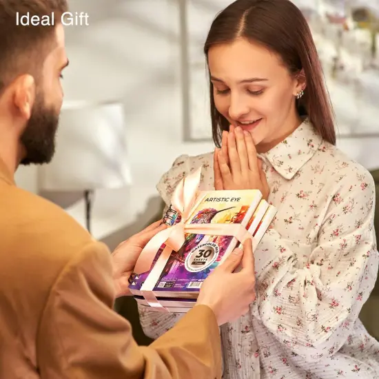 Premium Watercolor Pads, Pack of 3 (90 Sheets) {4}