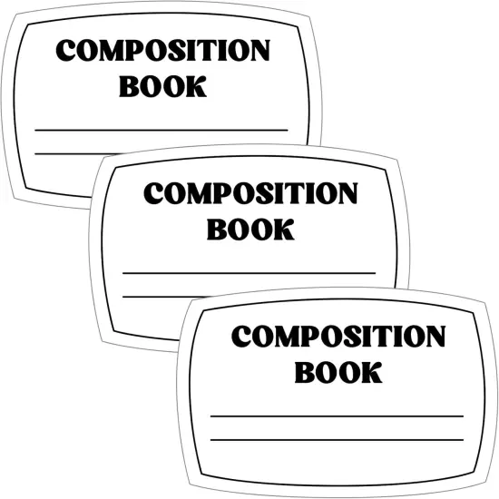 3 Pcs Composition Book Bulletin Board Paper - 23.6 x 15.8 {1}