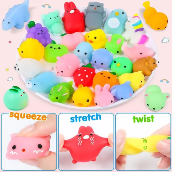 75Pcs Squishies Mochi Squishy Toys Party Favors {4}
