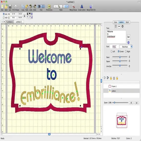 Embrilliance Essentials Embroidery Software for Mac and PC {2}
