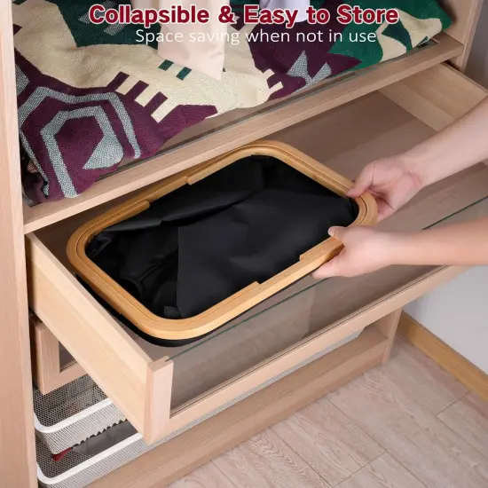 Laundry Basket with Handles, Collapsible Laundry Baskets Hampers for Laundry, Versatile Storage Basket and Small Laundry Basket {3}