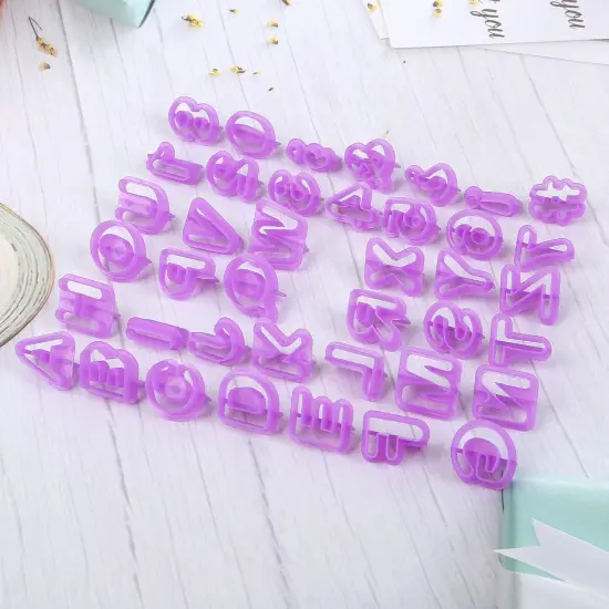 Alphabet, Number & Symbol Cookie Cutter Set 54 Piece {4}