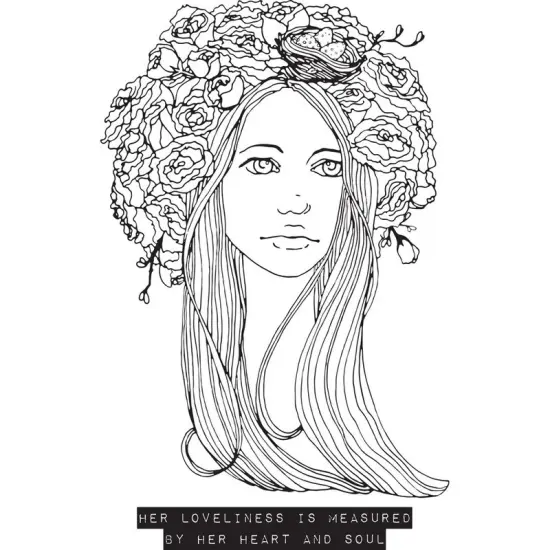 Prima Mother Bloom Cling Rubber Stamps, 8"x6" 655350980283 {1}