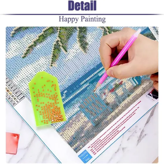 12 Pack Diamond Painting Kits for Adults, Landscape Diamond Art Kits, Mountain Diamond Painting, Sea Diamond Painting Kits, Full Drill Diamond Dots Painting 12x12 inch (Natural scens) {3}