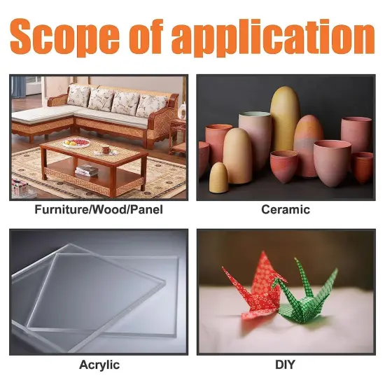 150ml Wood & Parquet Adhesive, Welding High-Strength Oily Glue, Universal Super Glue Gel, Instant Bonding, Strong Adhesion, Repairs Last Long Time for Metal, Wood, Ceramics,Leather, Glass(50g/3PCS) {5}