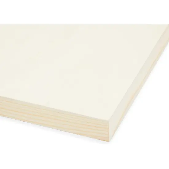 Set of 8 Unfinished Wood Canvas Boards for Painting, Wooden Panels for Crafts, DIY Signs in 4 Sizes Brown {6}