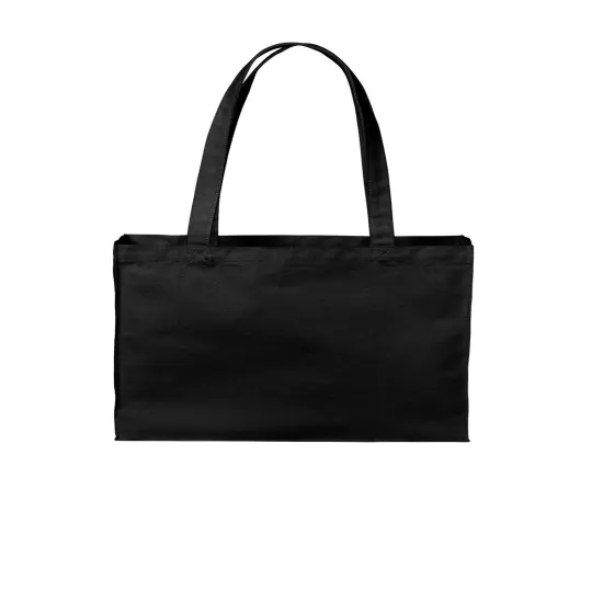 Port Authority&reg; Cotton Canvas Shopper Tote {1}