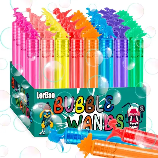 32 Pcs 8 Style Bubbles Party Favors for Kids, Mini Star Bubble Wand Bulk in Gift Box as Goody Bags Stuffer, Party Supplies for Toddlers,Carnival Prizes Toy, Birthday Treats, Classroom prizes {1}