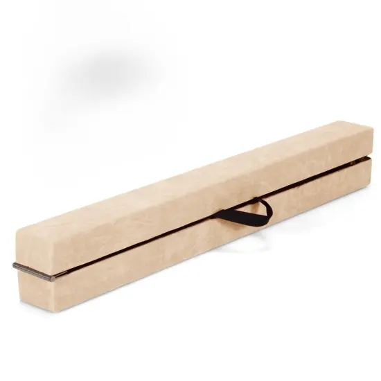 8 Feet Portable Folding Gymnastic Balance Beam with Solid Wood Base Ideal for Walkover or Cartwheel Multicolor {9}