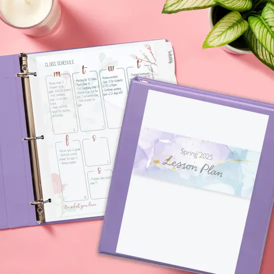 Avery Durable View 3 Ring Binder, 1.5 Inch Slant Rings, Lavender Binder (17084) {6}