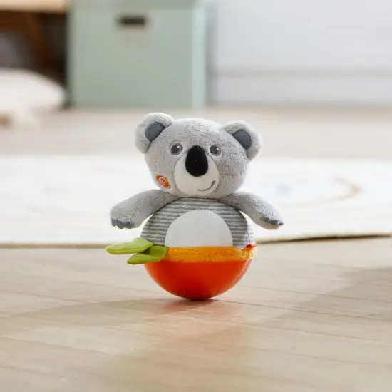 HABA Roly Poly Koala Wobbly Animal Chiming Baby Sensory Toys for Tummytime, Ideal Baby Toy for 6 Months+ Multicolor {5}