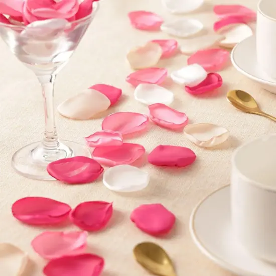 Silk Rose Petals 200PCS Flower Girl Scatter Petals {3}