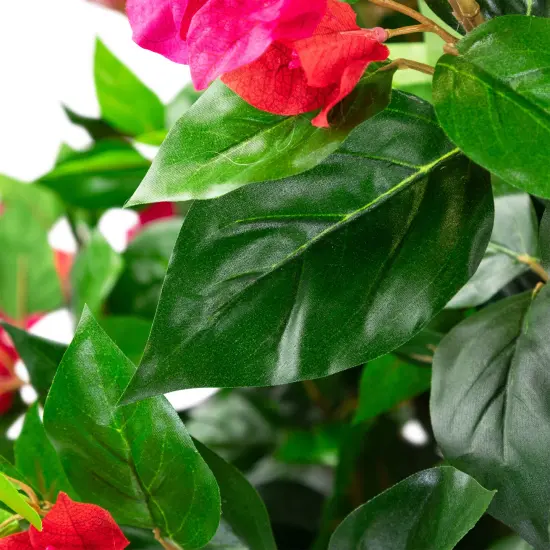 Northlight Potted Artificial Bougainvillea Tree - 74.5" - Pink Green {7}
