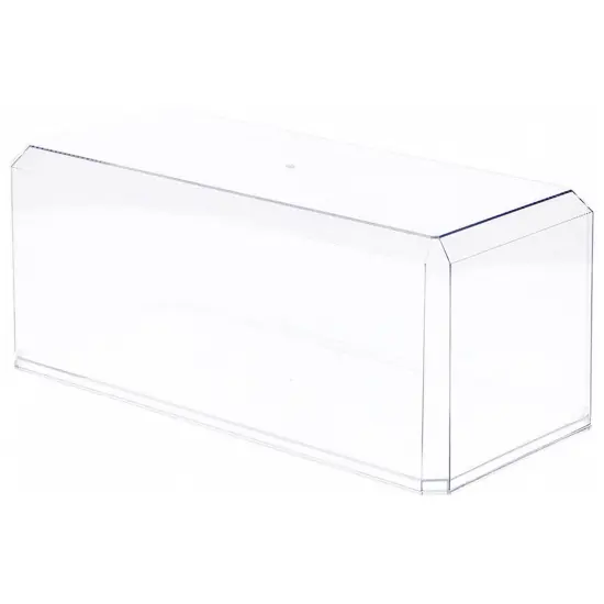 Pioneer Plastics 576C Clear Plastic Beveled Edge Display Case, 6" W x 7" D x 15.5" H (Mailer Box) {1}