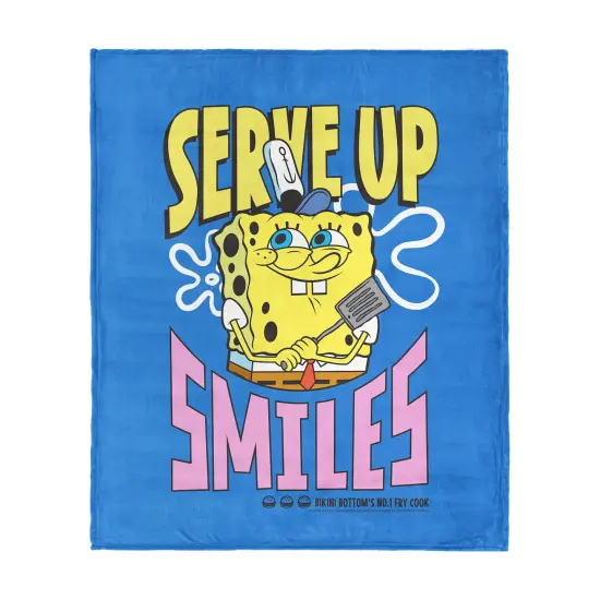 Nickelodeon Spongebob Squarepants Silk Touch Throw Blanket Failed Boating Test {7}
